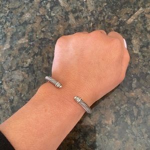 David Yurman Cable Classic Bracelet w Diamonds 5mm